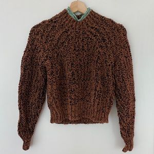 Wilfred Brown Knit Sweater